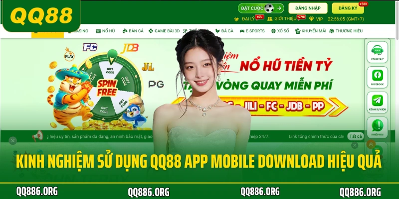 Kinh nghiệm sử dụng QQ88 app mobile download hiệu quả